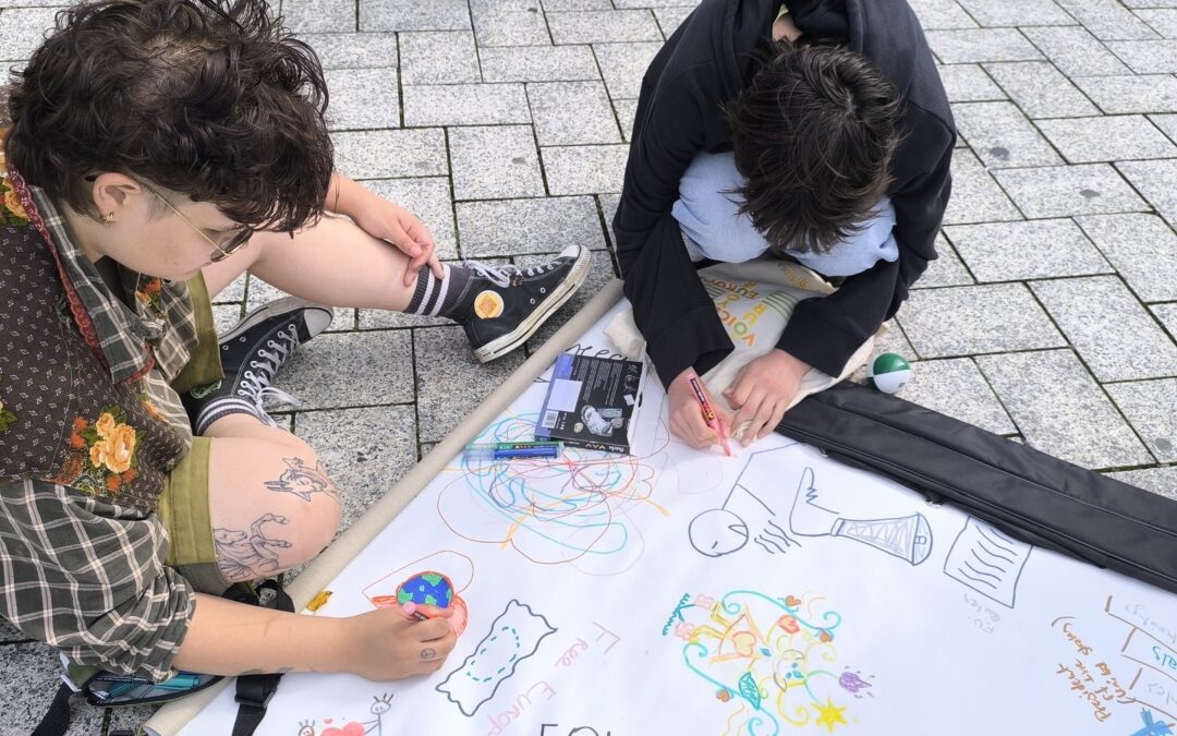 Street Action in Aachen, Germany