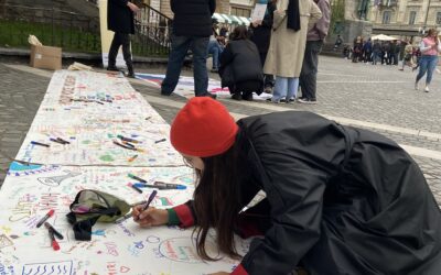 FInal street action in Ljubljana